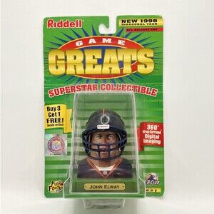 Riddell Game Greats John Elway New 1998 Inaugural Year. Sealed